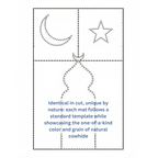 "Night Sky" Luxury Cowhide Prayer Mat | Gift Boxed Set