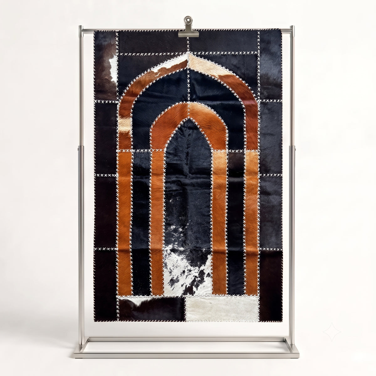 "Sanctuary Arch" Luxury Cowhide Prayer Mat | Gift Boxed Set