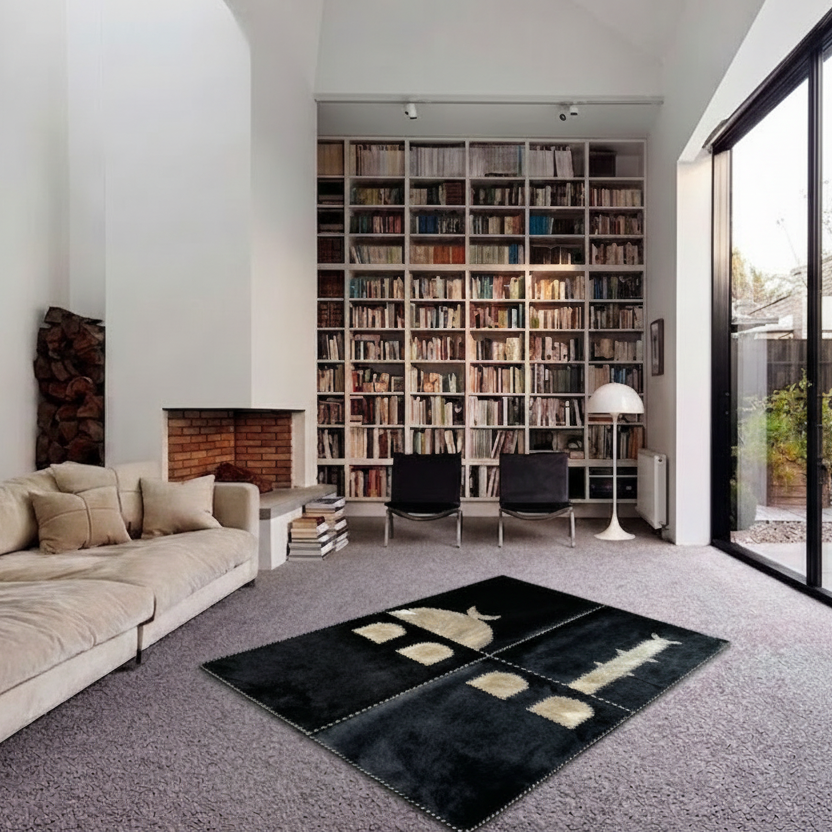 "Bright Night" Luxury Cowhide Prayer Mat | Gift Boxed Set