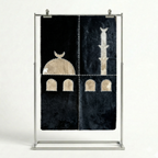 "Bright Night" Luxury Cowhide Prayer Mat | Gift Boxed Set