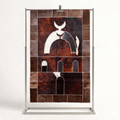 "Twin Moon" Luxury Cowhide Prayer Mat | Gift Boxed Set